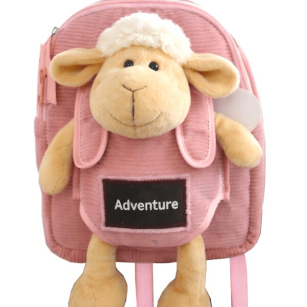 rugtas schaap roze