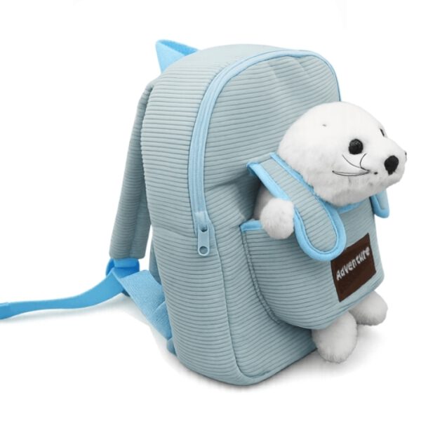 rugtas zeehond blauw