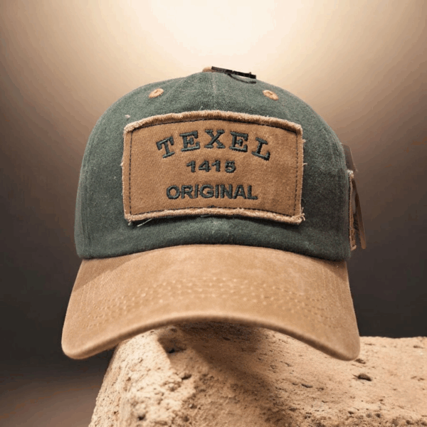 Baseballcap groen met embleem