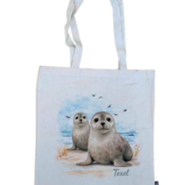 katoenen tas zeehond Texel